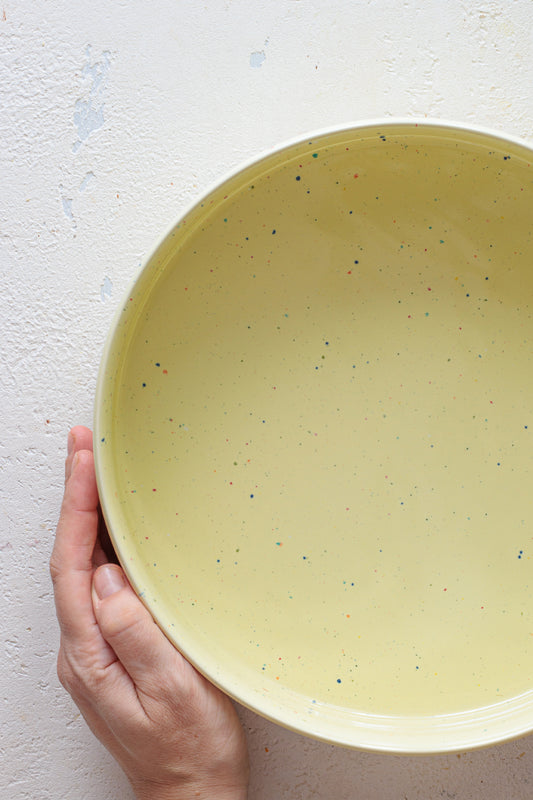 Ciotola da portata gialla