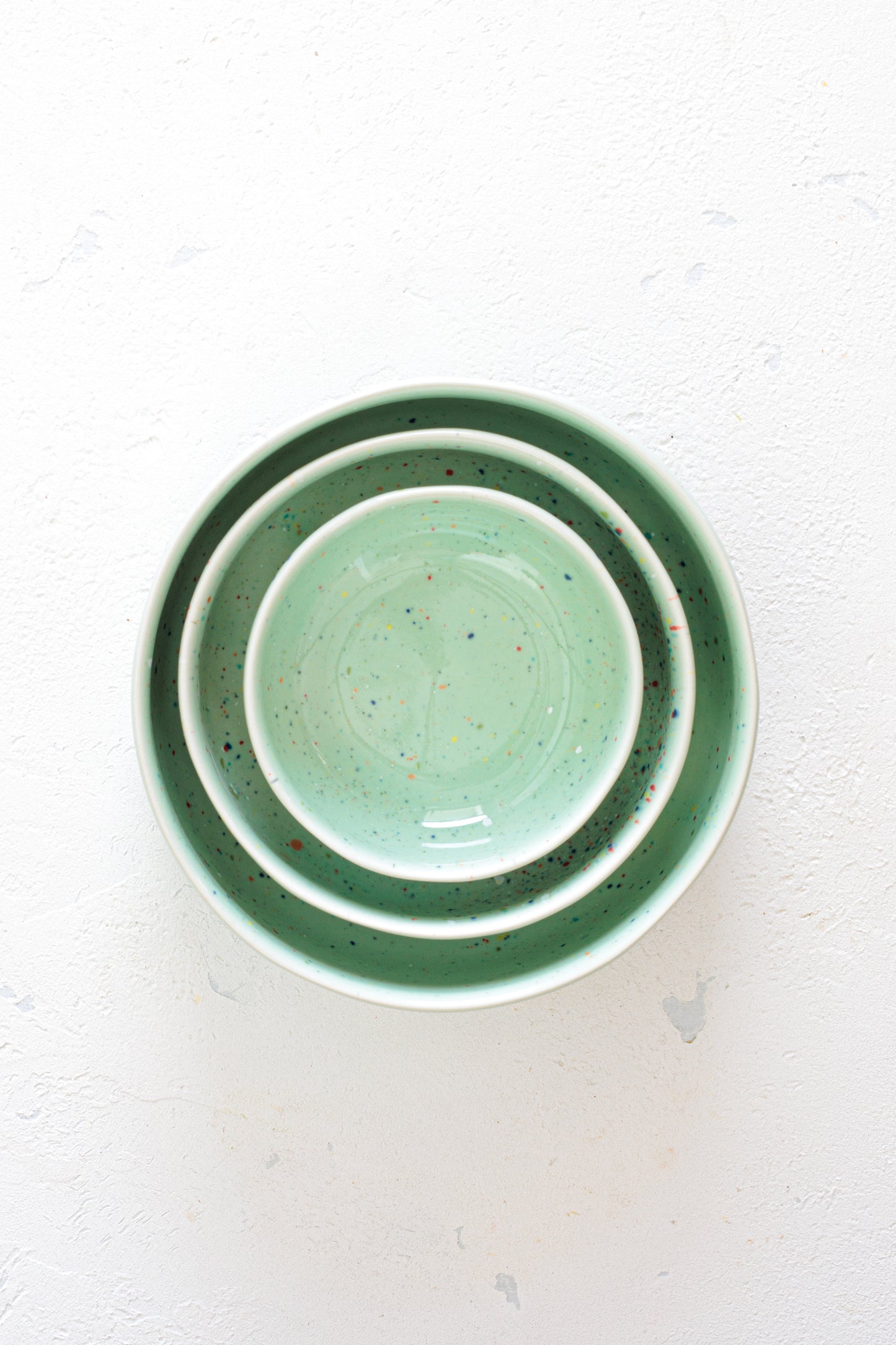 Set Party Bowl Trilogy - 3 pezzi - Verde