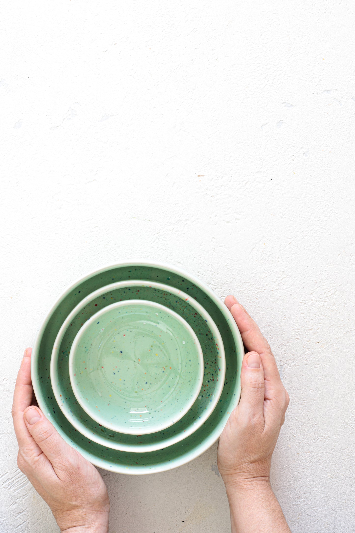 Set Party Bowl Trilogy - 3 pezzi - Verde