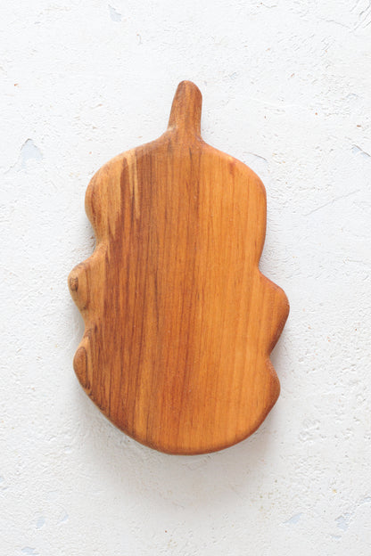Tagliere in legno di ciliegio Foglia di Quercia
