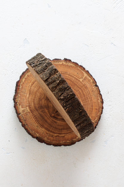 Sottopentola Luna - in legno di quercia